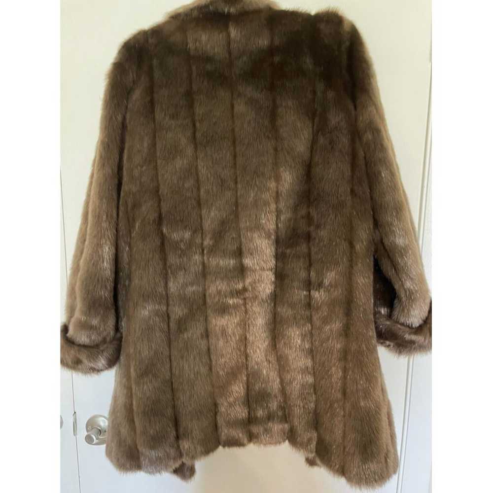 Dennis Basso Faux fur coat - image 2