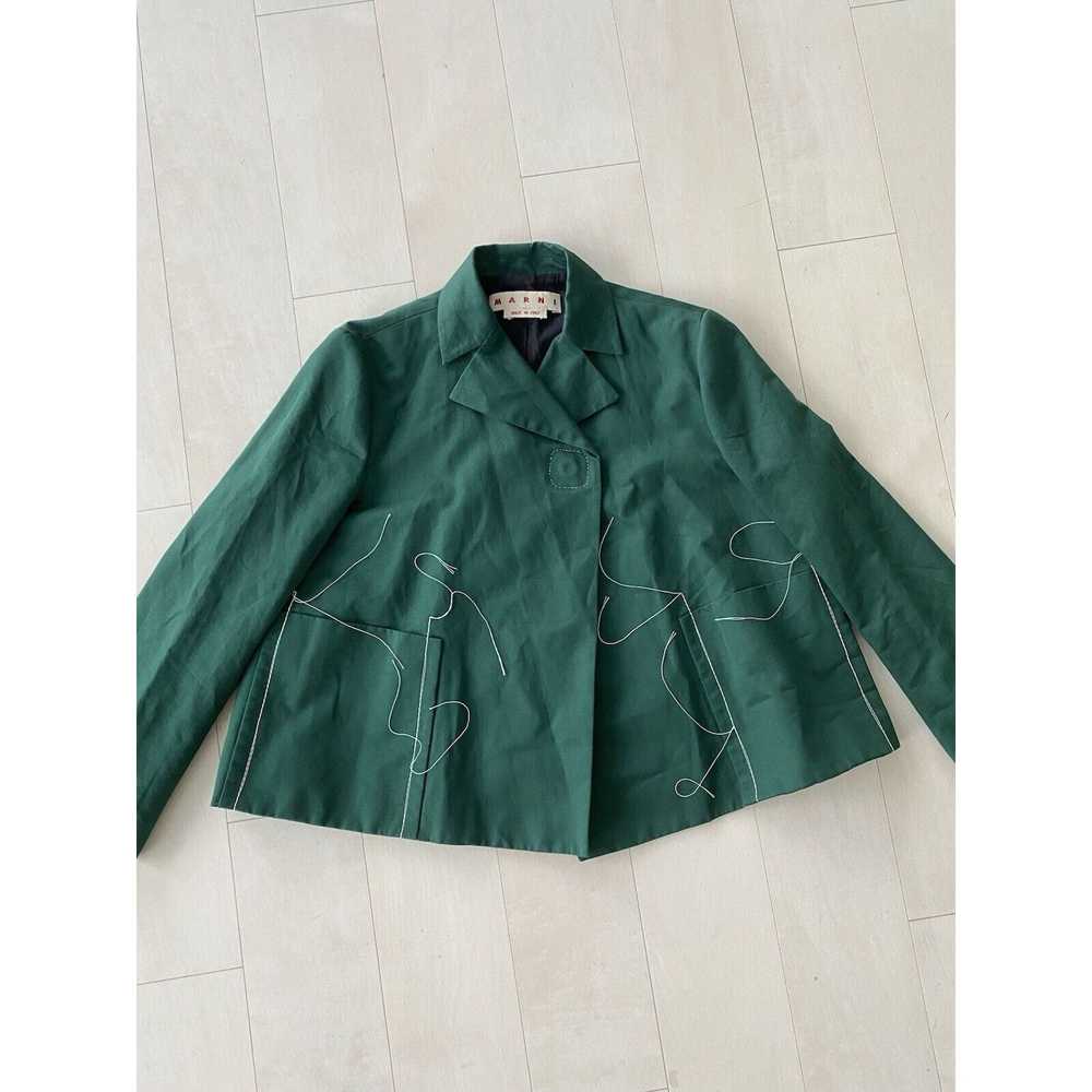 Marni Marni Solid A-Line Jacket. Extremely Rare. … - image 2