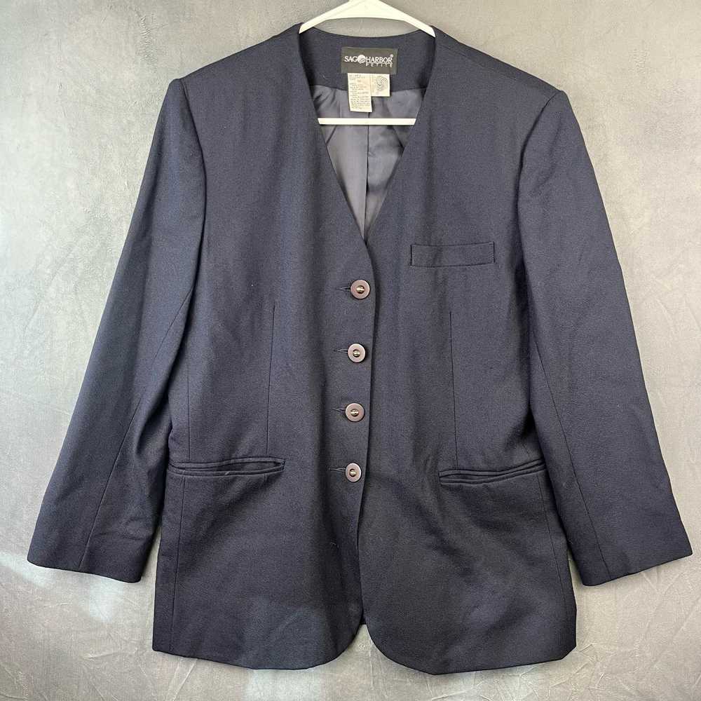 Generic Sag Harbor Blazer Petite 100% Pure Wool W… - image 1