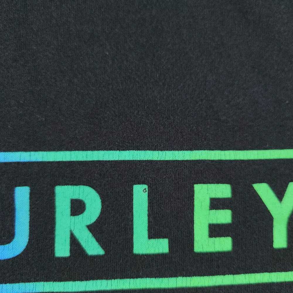 Hurley Medium Black Graphic Crew Neck Short Sleev… - image 3