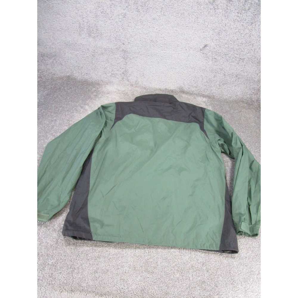 Vintage Columbia Jacket Mens Large Green Softshel… - image 3