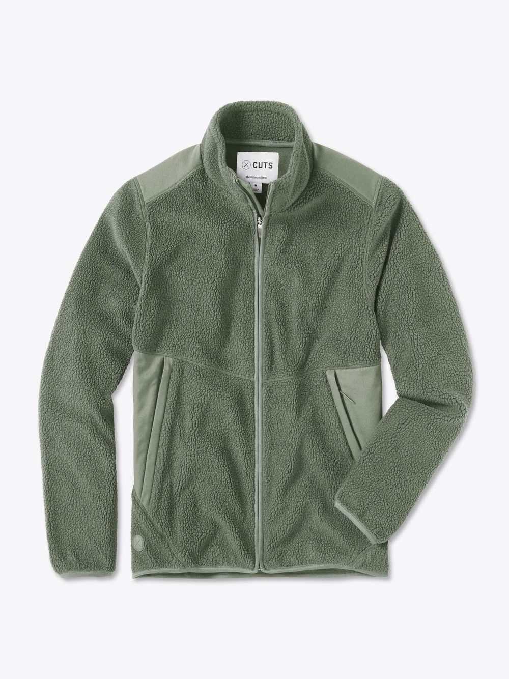 CUTS Polartec® Sherpa Full Zip | Pine Signature-f… - image 1