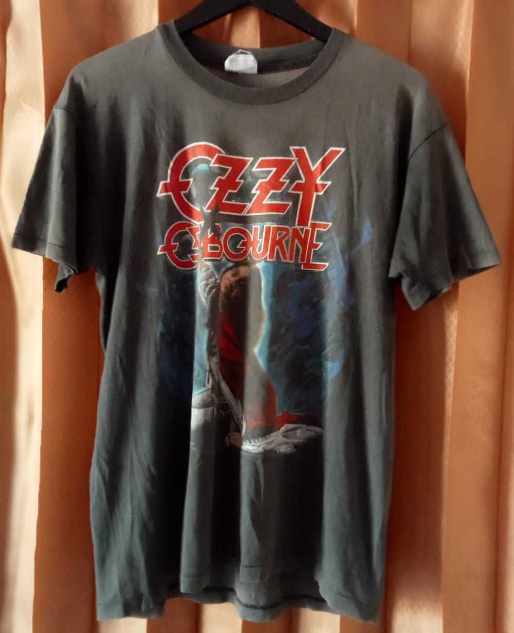 Band Tees × Vintage Vintage 80s Ozzy Osbourne Bli… - image 1