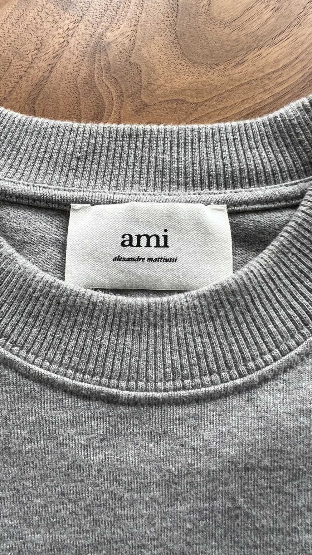 AMI AMI LS Grey T-Shirt - image 5