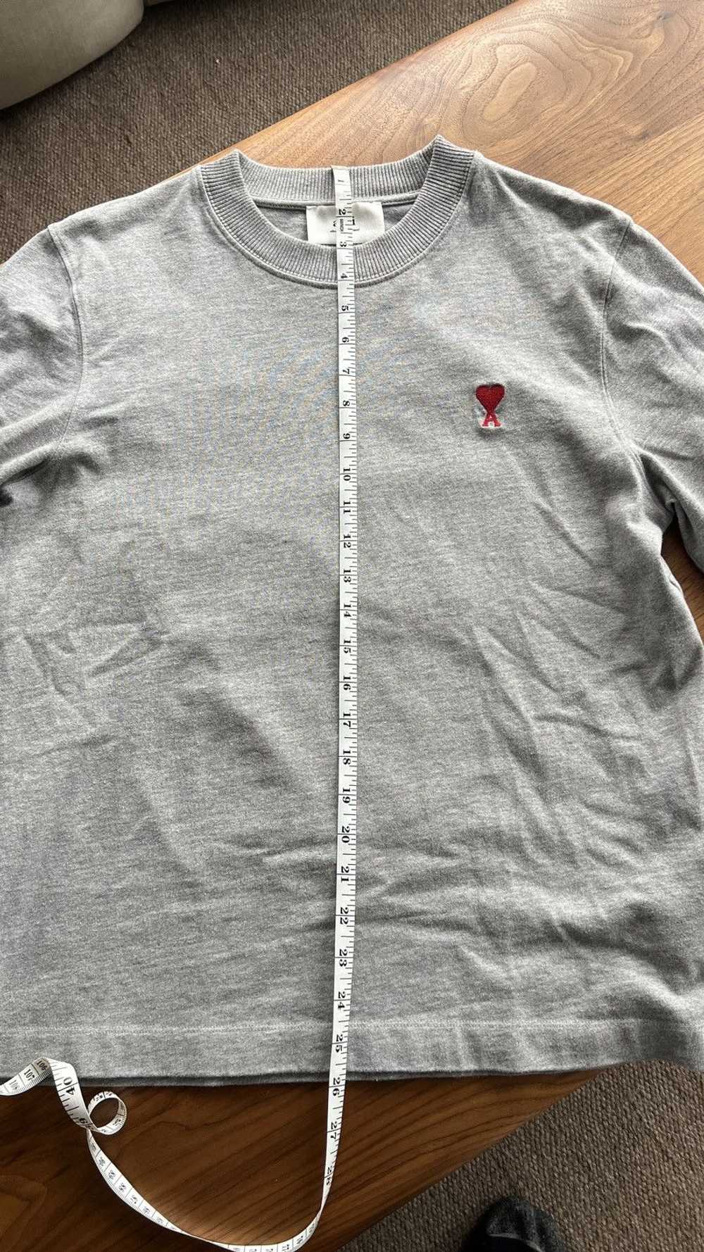 AMI AMI LS Grey T-Shirt - image 6