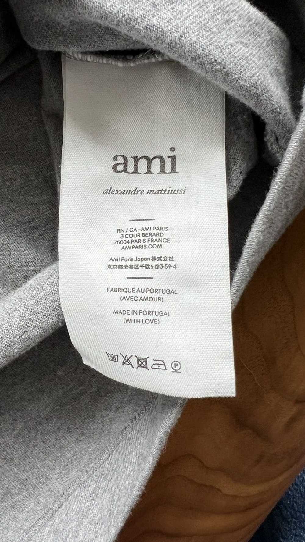 AMI AMI LS Grey T-Shirt - image 7