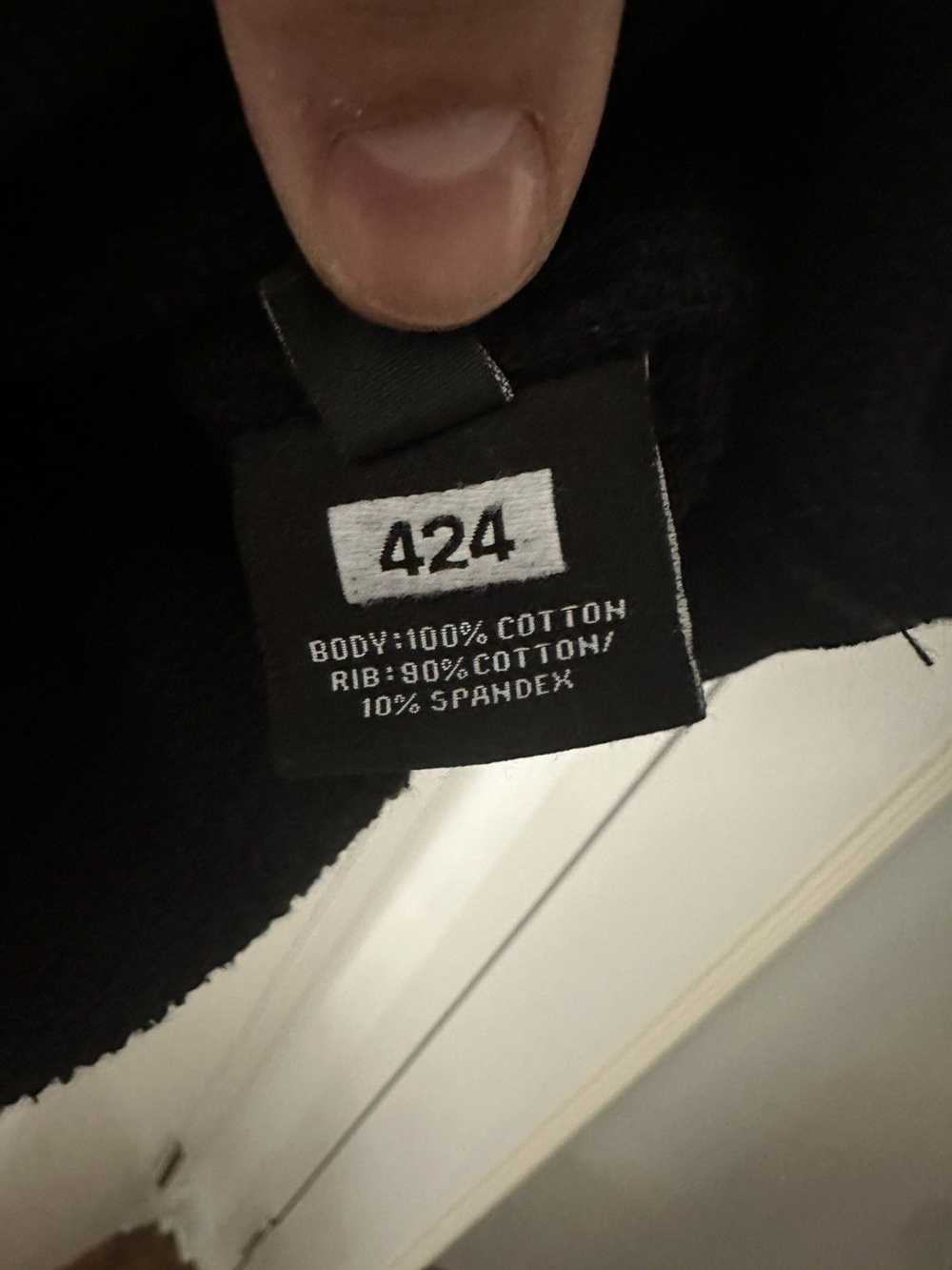 424 On Fairfax 424 BLACK CREWNECK (2016) Size M - image 3