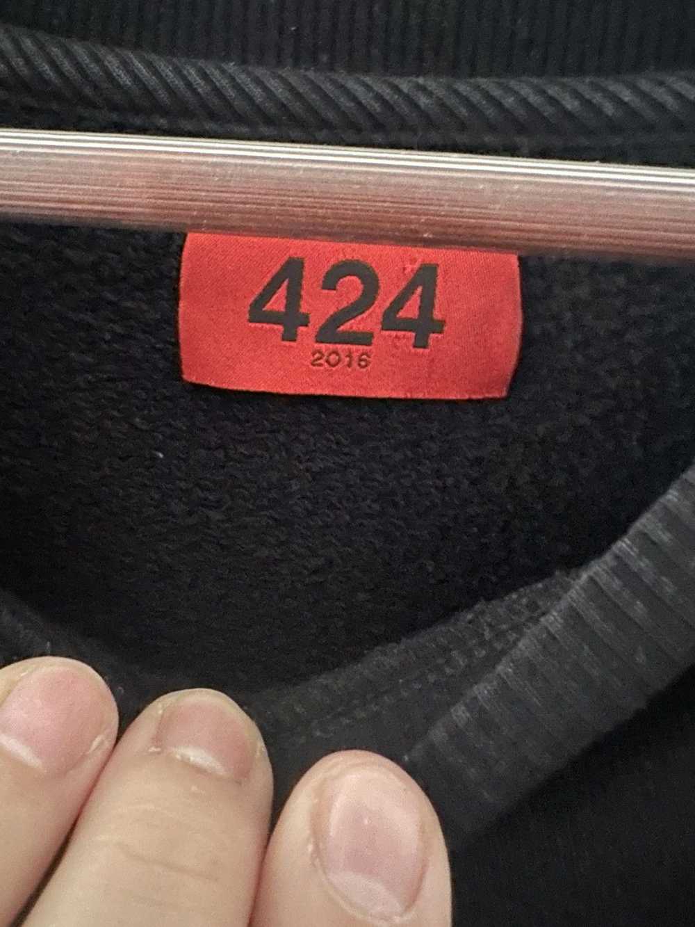 424 On Fairfax 424 BLACK CREWNECK (2016) Size M - image 4