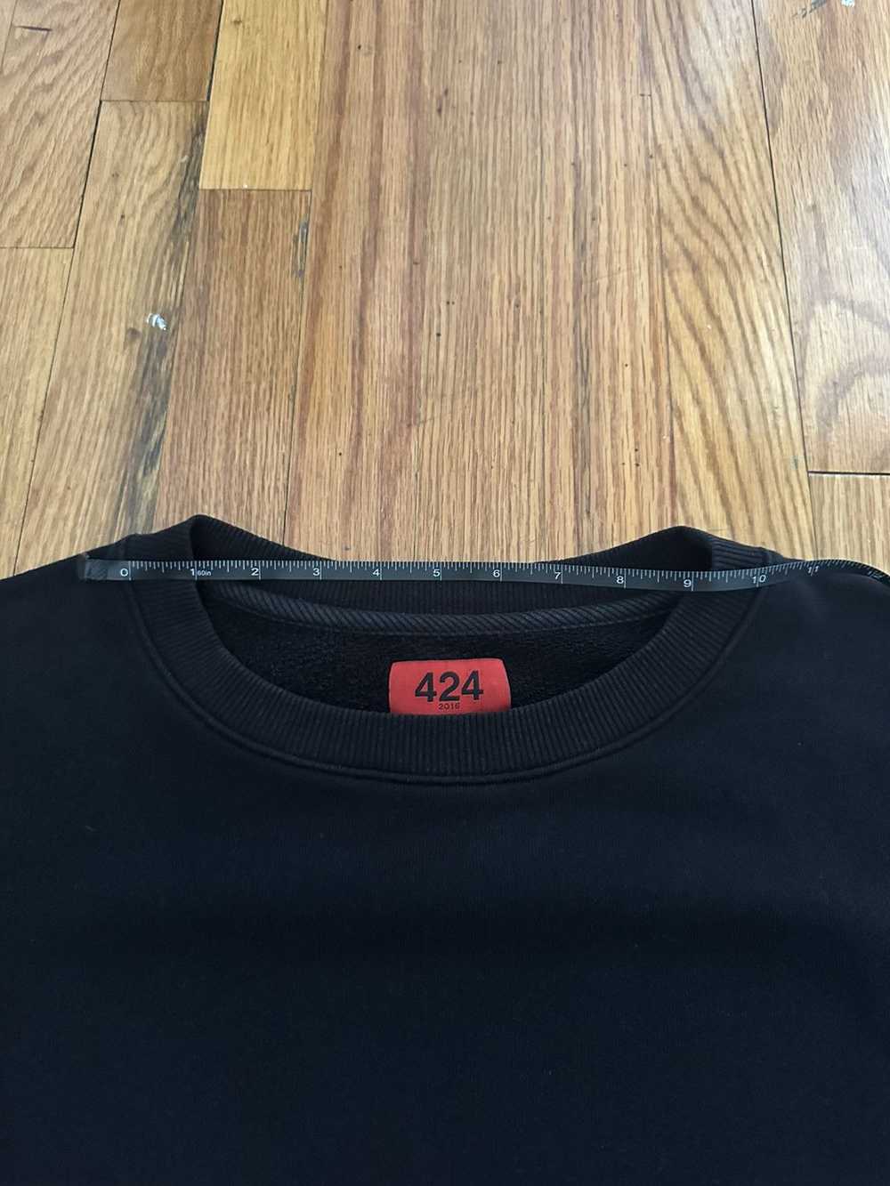 424 On Fairfax 424 BLACK CREWNECK (2016) Size M - image 7