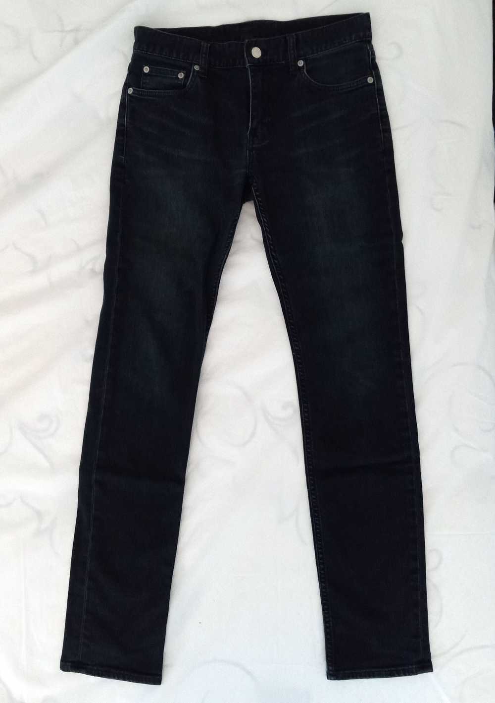 Blk Dnm BLK DNM mens slim fit black jeans denim 3… - image 1