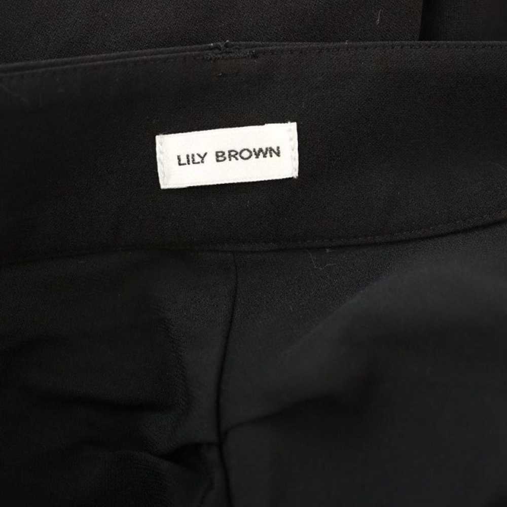 Lily Brown 22AW Belted High Waist Shorts 0 Black … - image 3