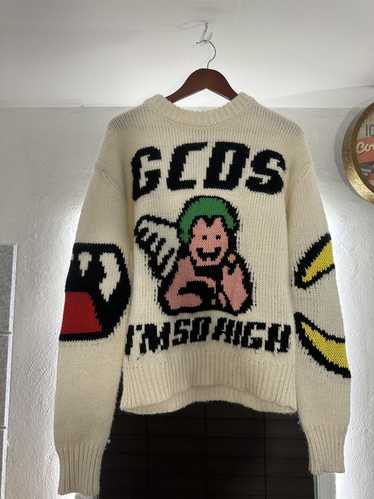 GCDS GCDS Plush Intarsia Jumper - image 1