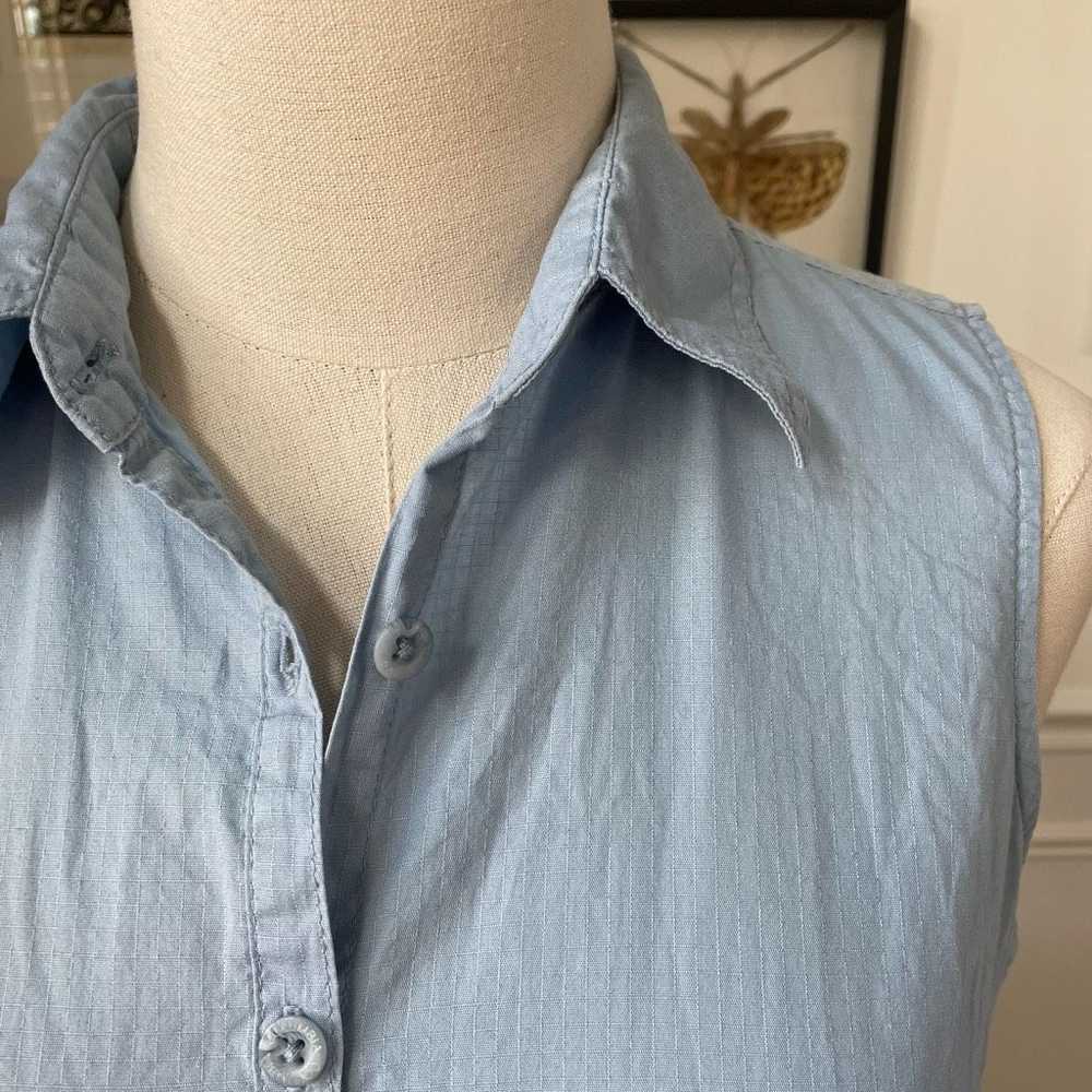 Columbia Columbia Sleeveless Button Down Shirt Bl… - image 2