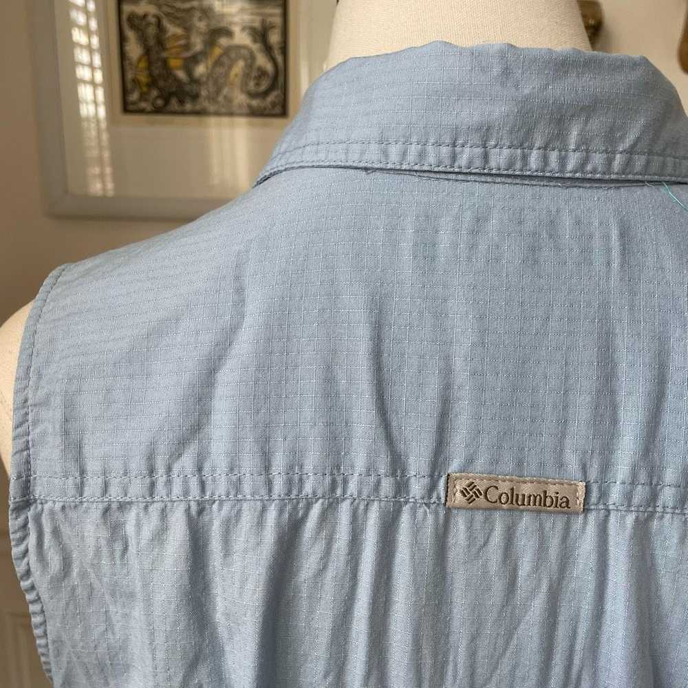 Columbia Columbia Sleeveless Button Down Shirt Bl… - image 3