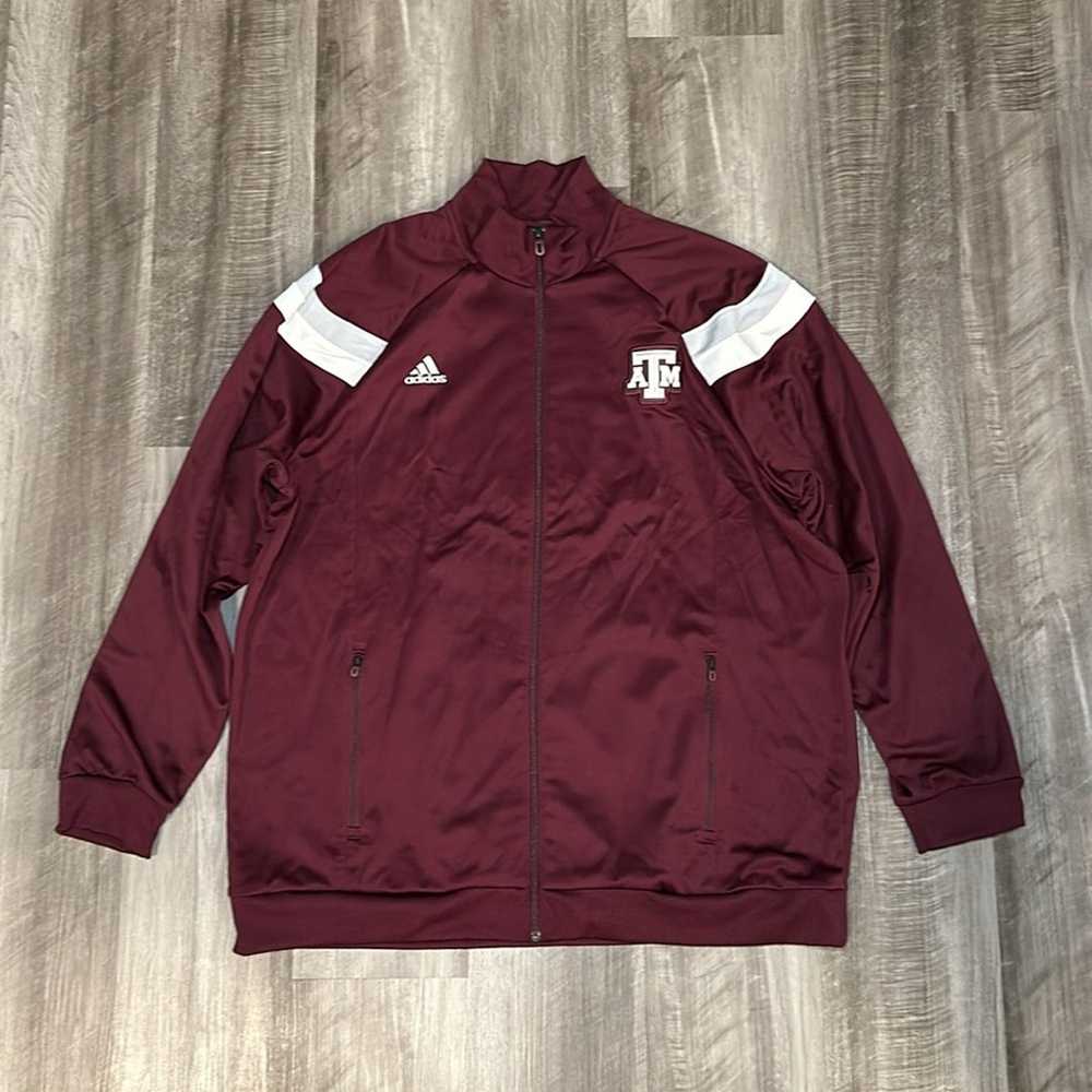 Adidas Texas A&M Aggies Adidas Track Jacket - 2XL - image 2