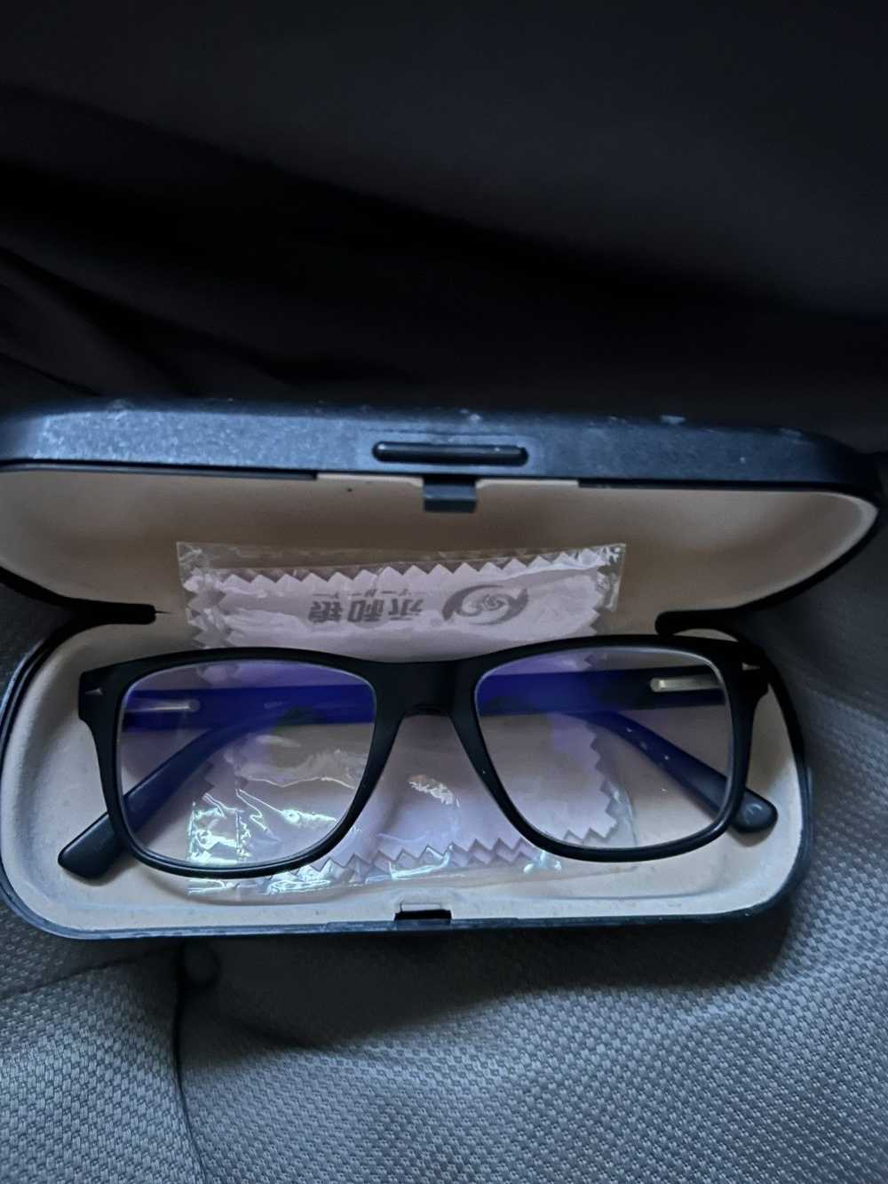 Other Black Blue Light Glasses with Case - image 1