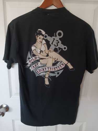 ラッキー13 Lady's - Tシャツ LUCKY13 Cow Girl セーラージェリー風 Lucky 13 ラッキー13 Lady's - Tシャツ LUCKY13 Cow Girl