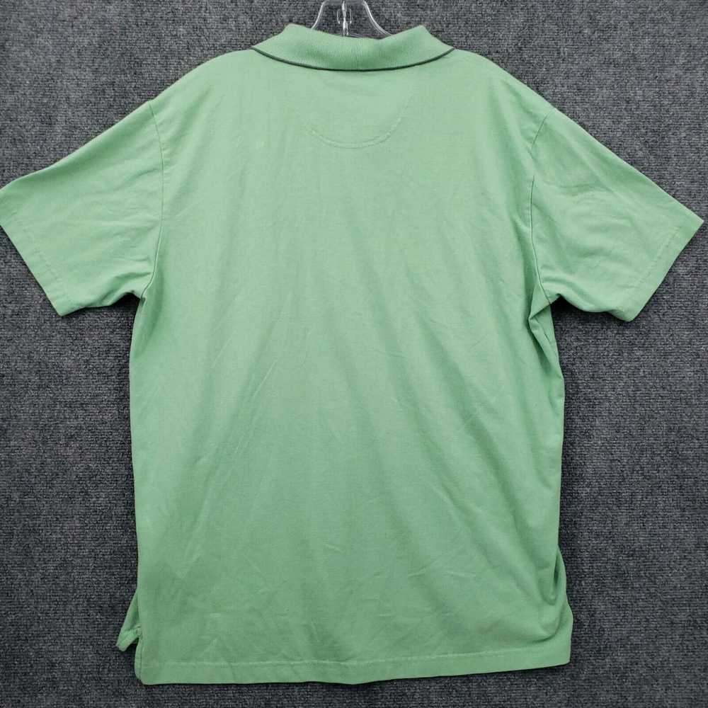 Dockers Dockers Polo Shirt Mens L Large Green But… - image 2