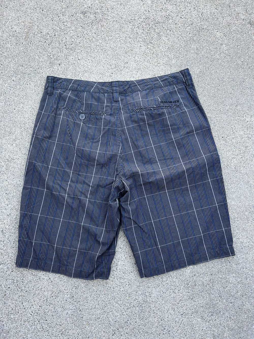 Quiksilver Y2K Quiksilver Dark Grey/Blue Plaid Em… - image 2