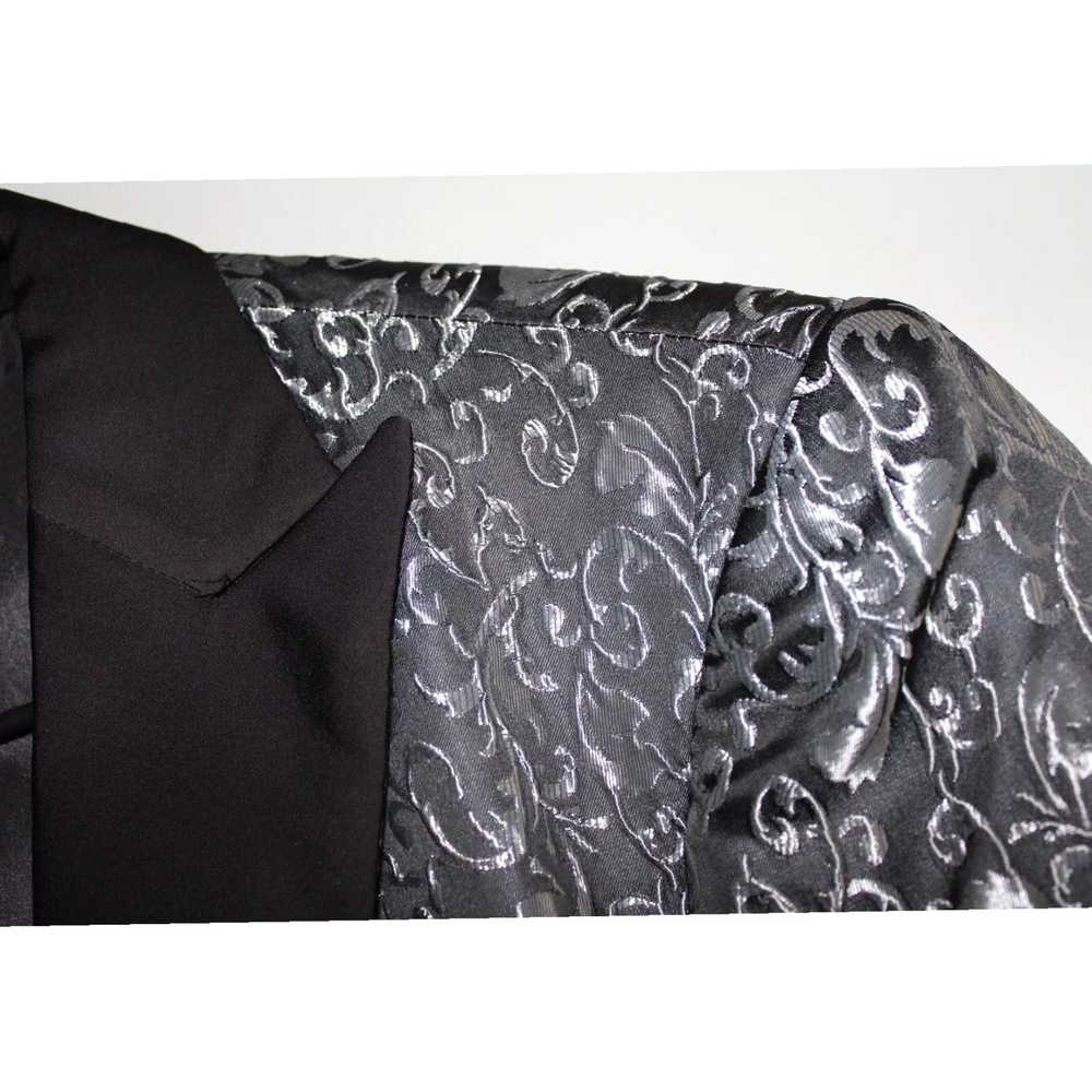 Vintage Paisley Patterned Coofandy Tuxedo Suit Sp… - image 2