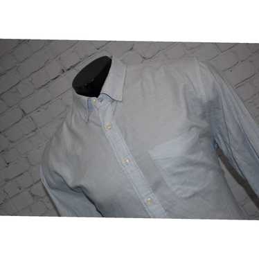 Faherty Large Mens Dress Shirt inBlue Cotton Lyoc… - image 1