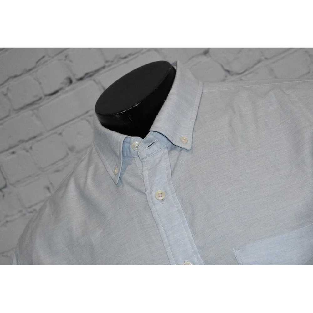 Faherty Large Mens Dress Shirt inBlue Cotton Lyoc… - image 2