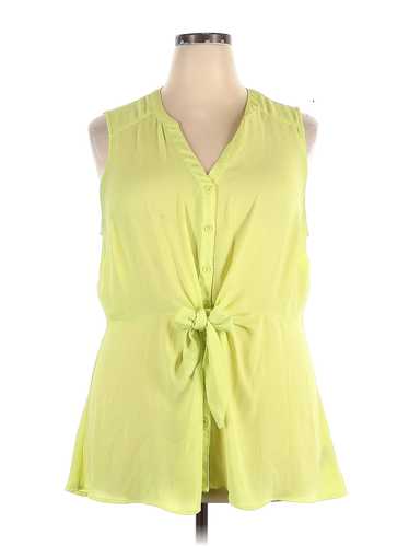 Torrid Women Green Sleeveless Blouse 2X Plus