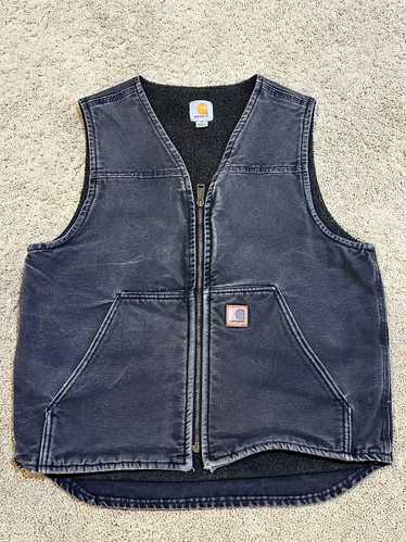 Carhartt Vintage Carhartt Vest V26 BLK with Sherpa