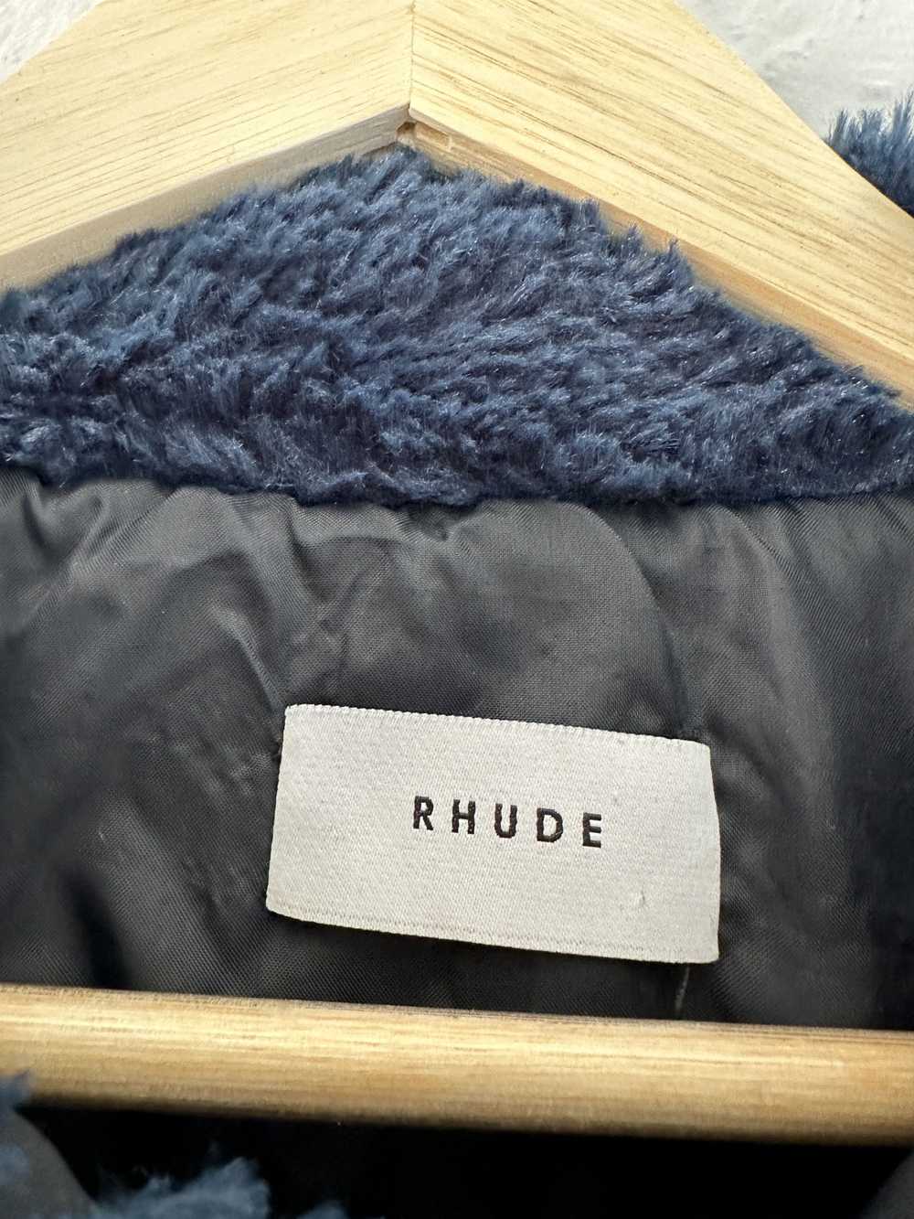 Rhude Rhude Sherpa Trucker Jacket - image 3