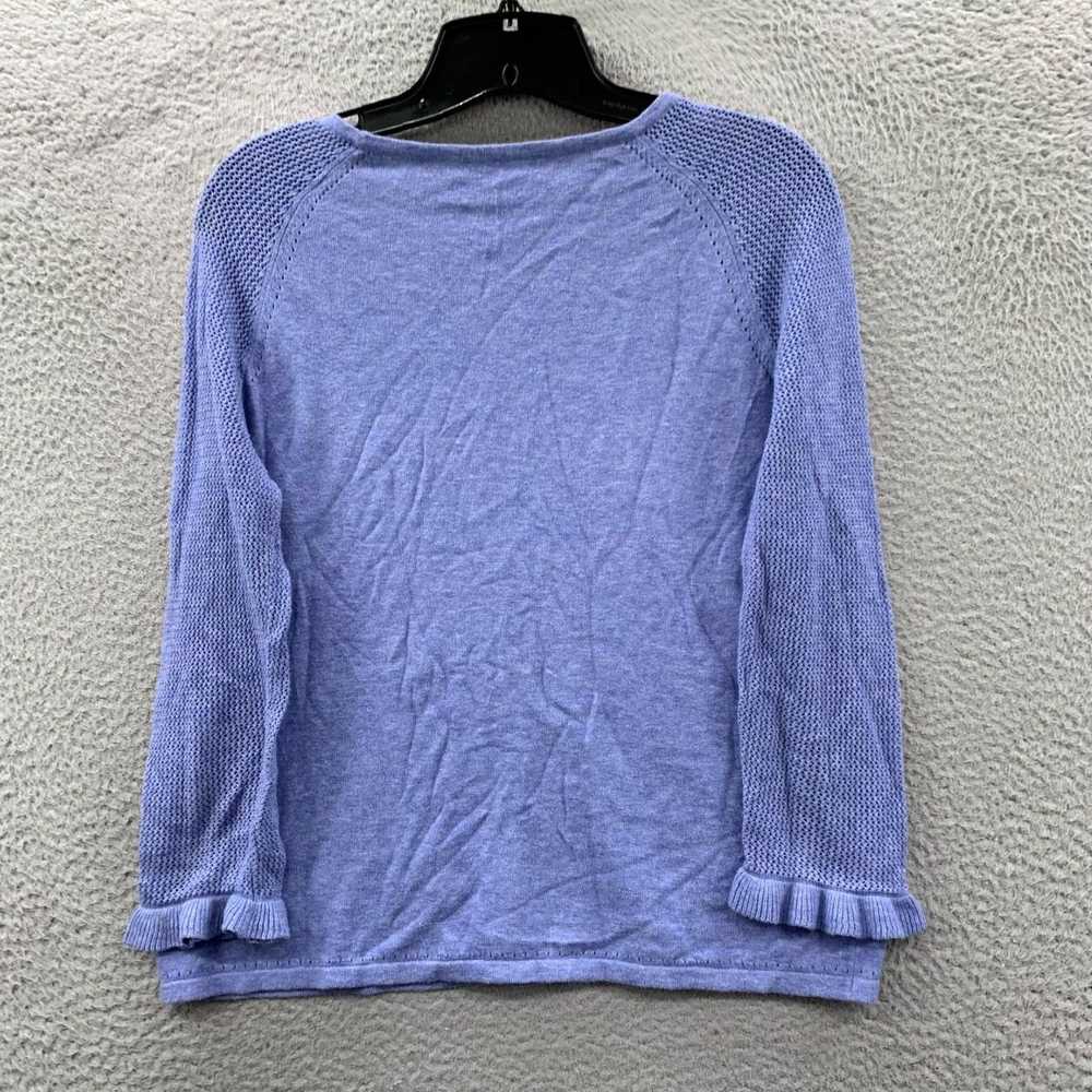 Vintage Luxurious Blue Top for Women in Extra Sma… - image 2