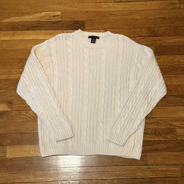 Coloured Cable Knit Sweater × Vintage Vintage Crea