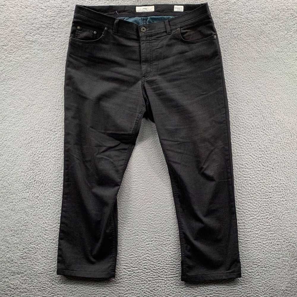 Brax Cooper Fancy Mens Dark Gray Pants Measured 3… - image 1