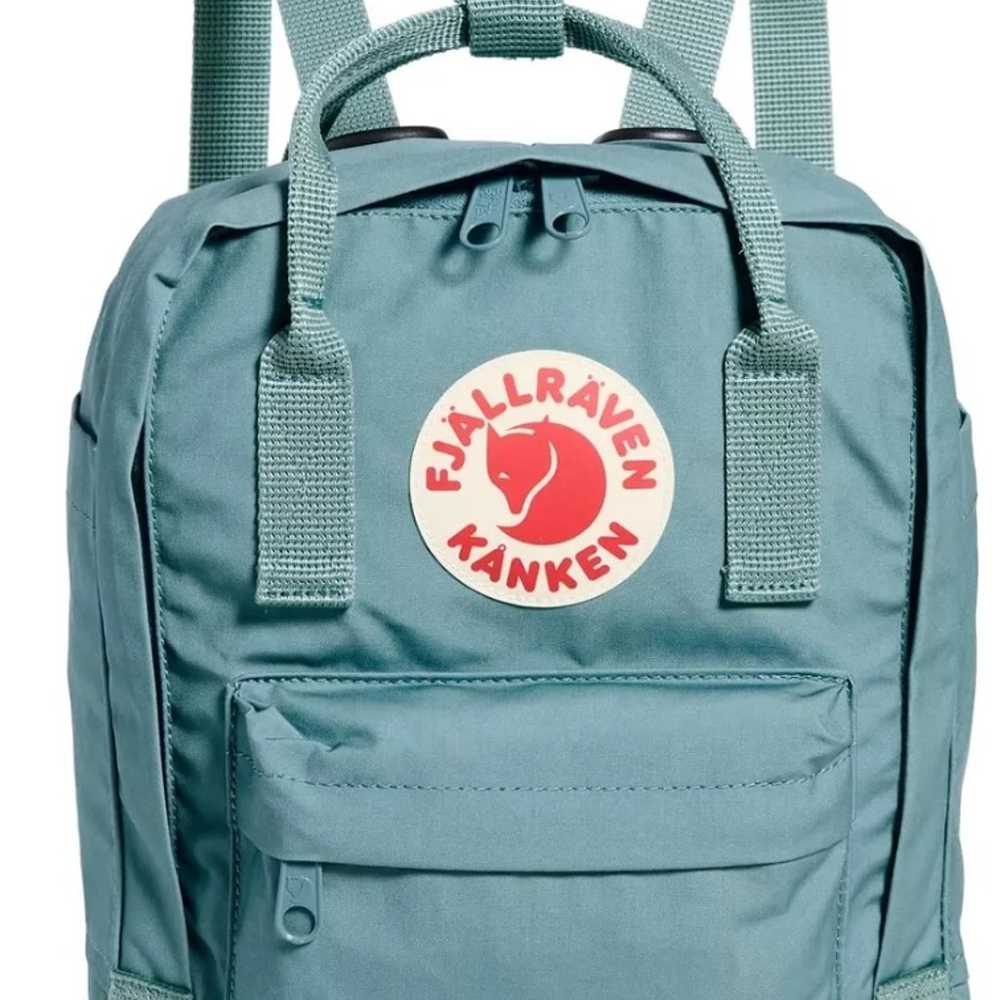 Fjallraven Womens Kanken Mini Backpack Sky Blue N… - image 1