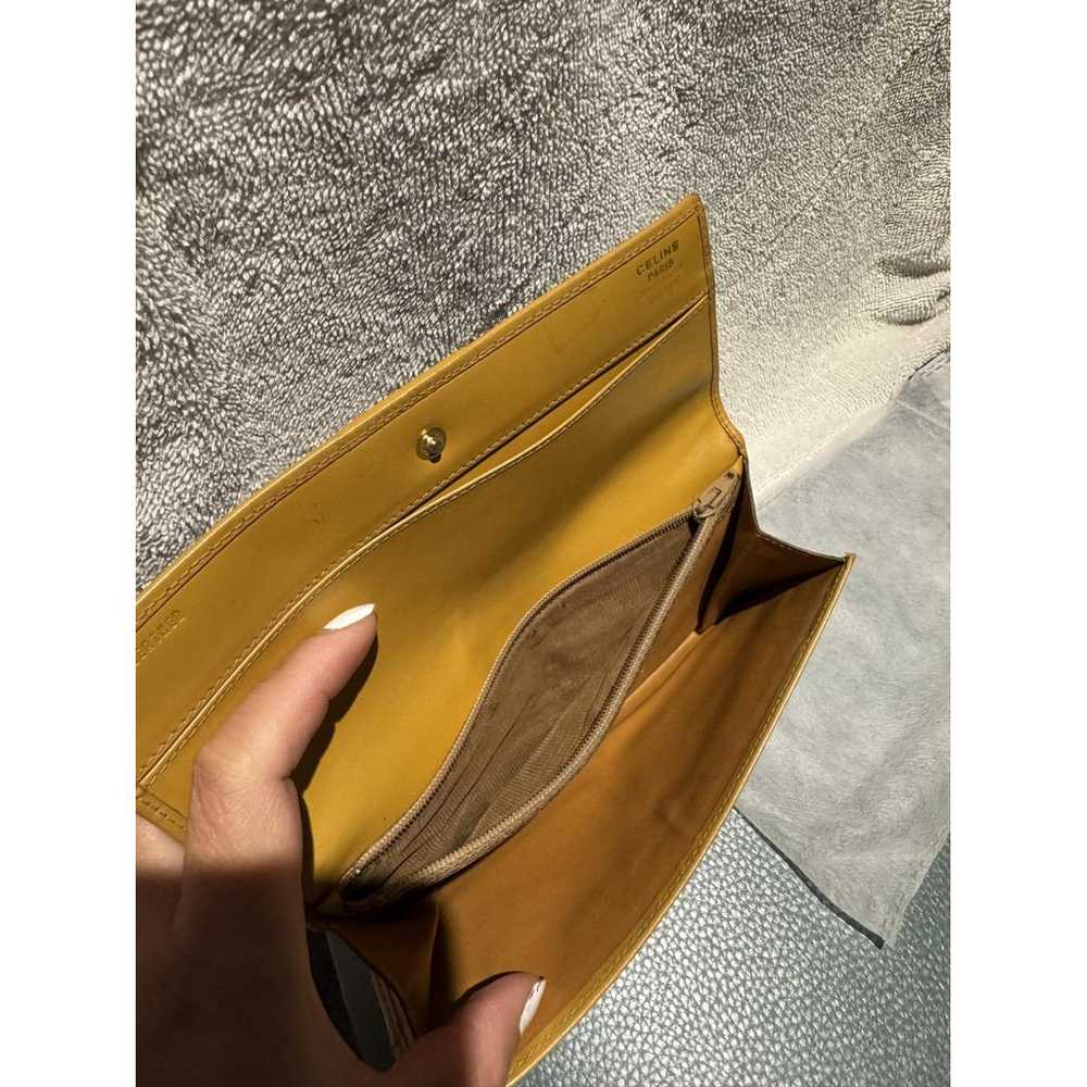 Celine Triomphe Vintage leather wallet - image 8