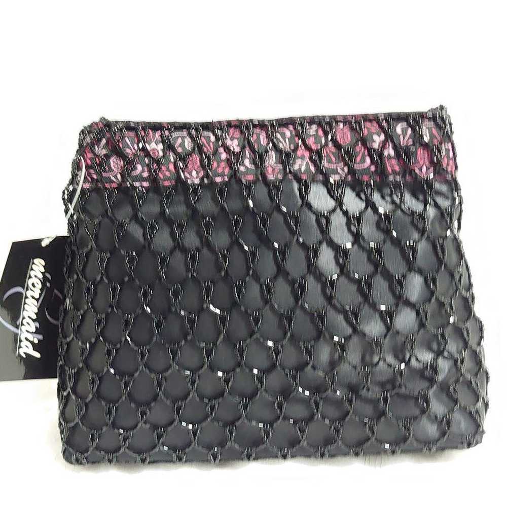 [Unused] Showa Retro Beads Bag Shoulder Bag Black… - image 7