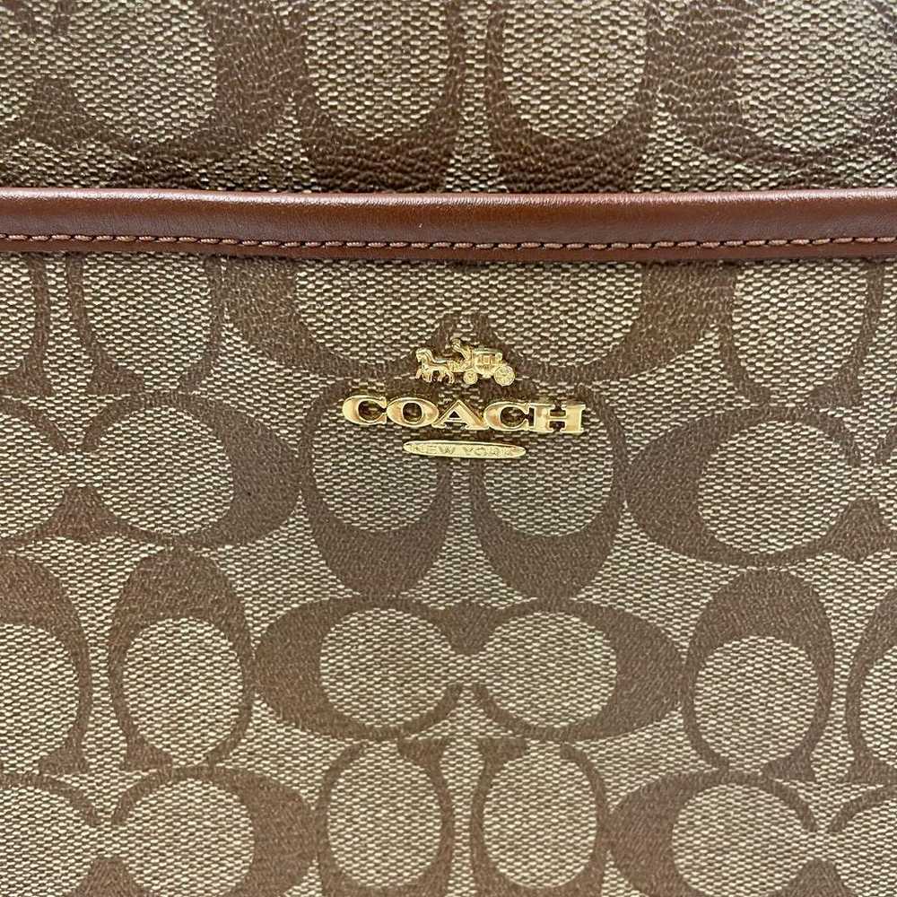 Coach Signature Shoulder Bag Signature File Bag K… - image 2