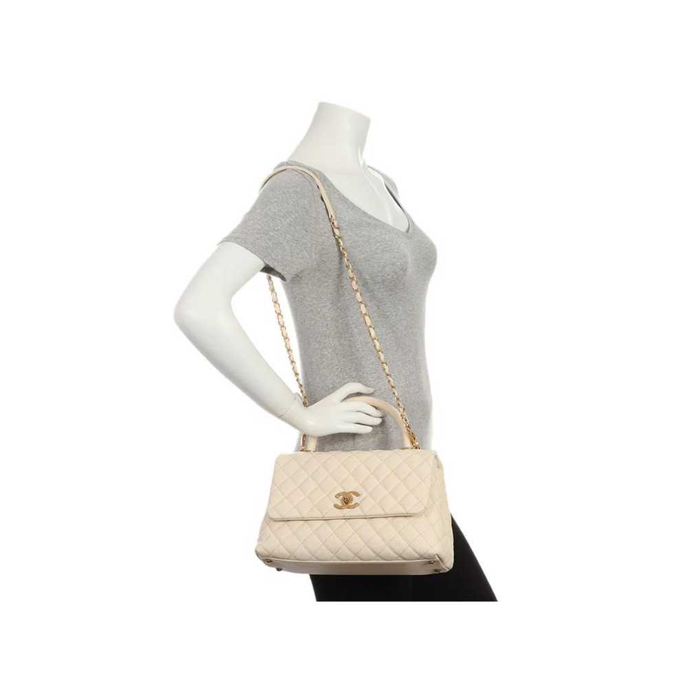 Chanel Coco Handle leather handbag - image 10