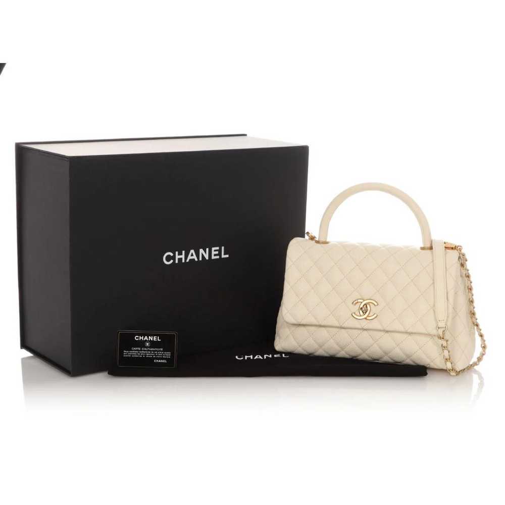 Chanel Coco Handle leather handbag - image 2