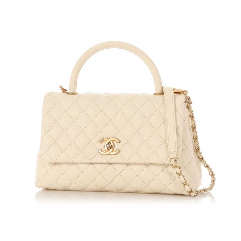 Chanel Coco Handle leather handbag - image 3