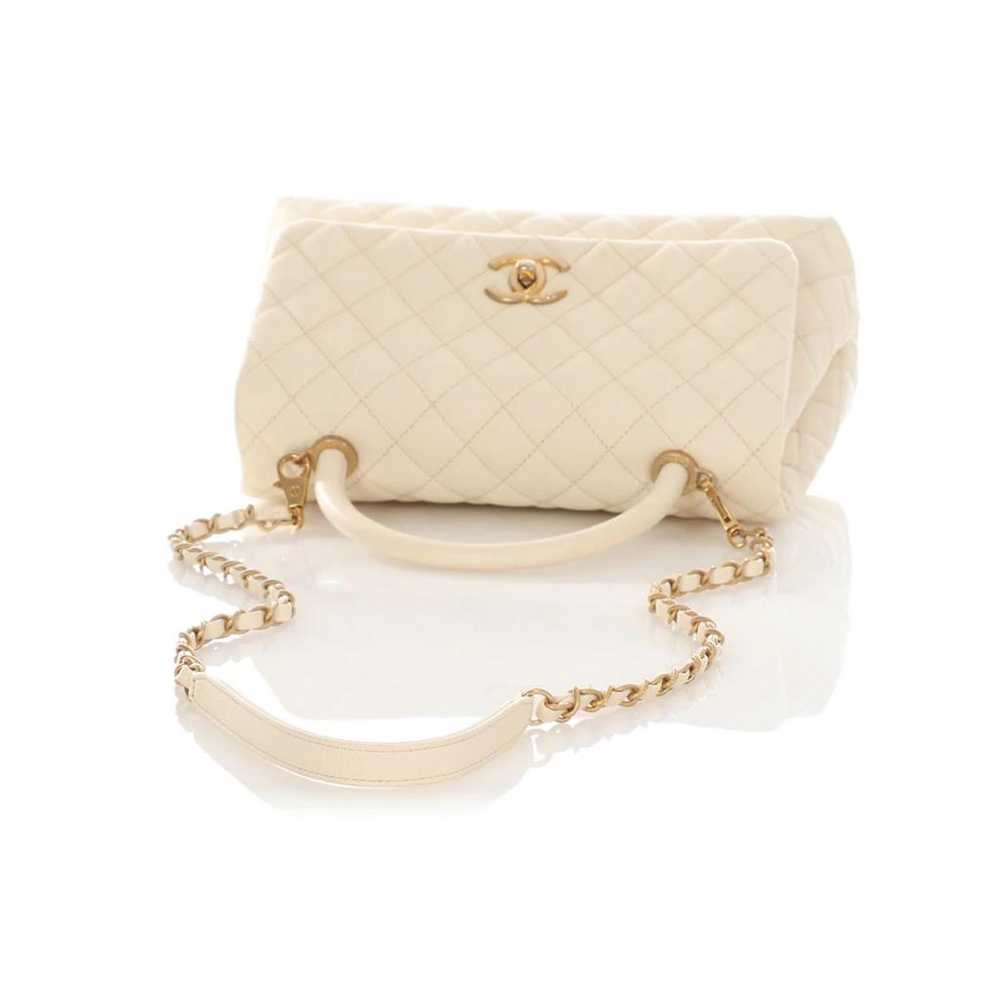 Chanel Coco Handle leather handbag - image 8