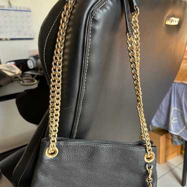 MICHAEL KORS Black Leather Bag