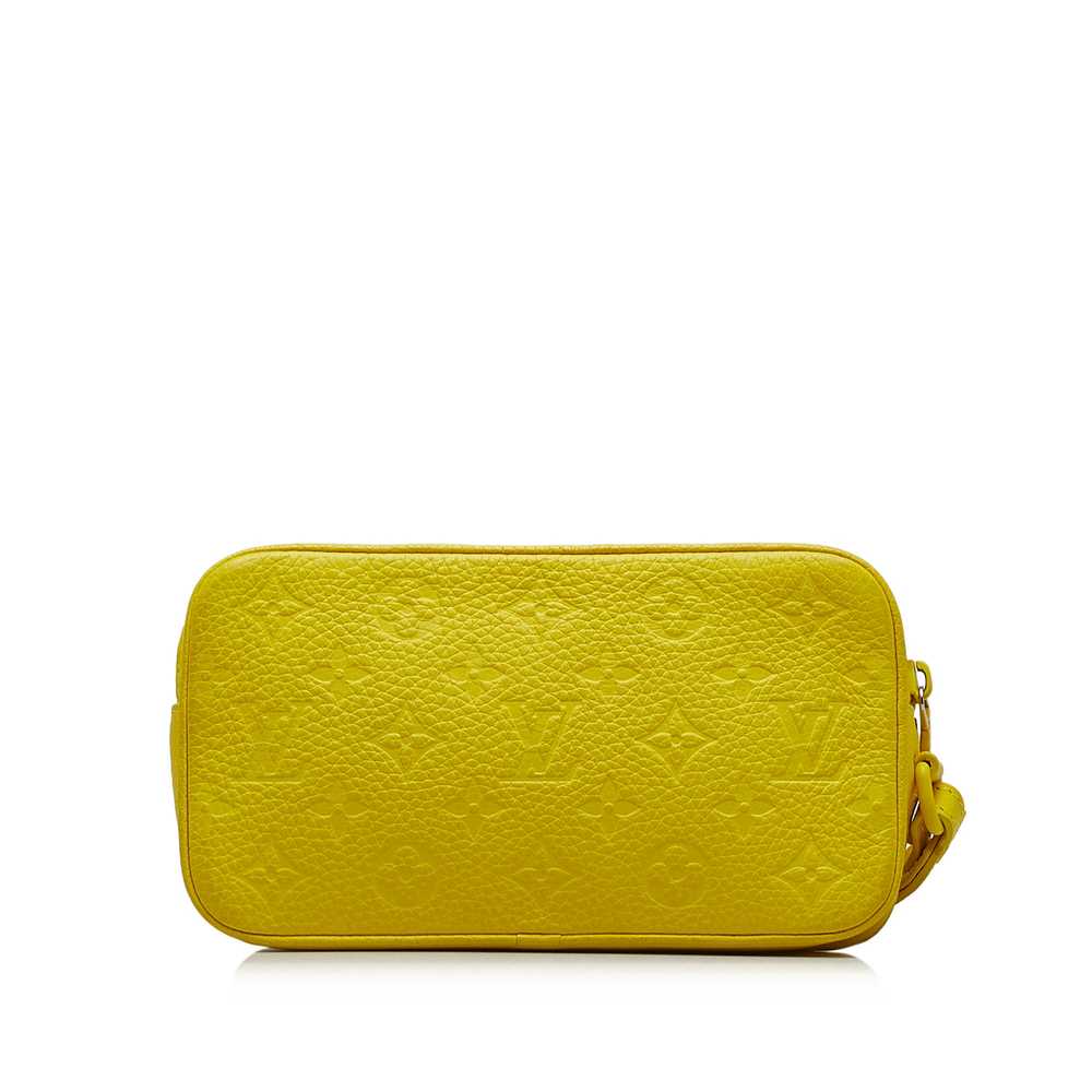 Yellow Louis Vuitton Monogram Taurillon Pochette … - image 3