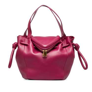 Pink Bottega Veneta Beak Handbag