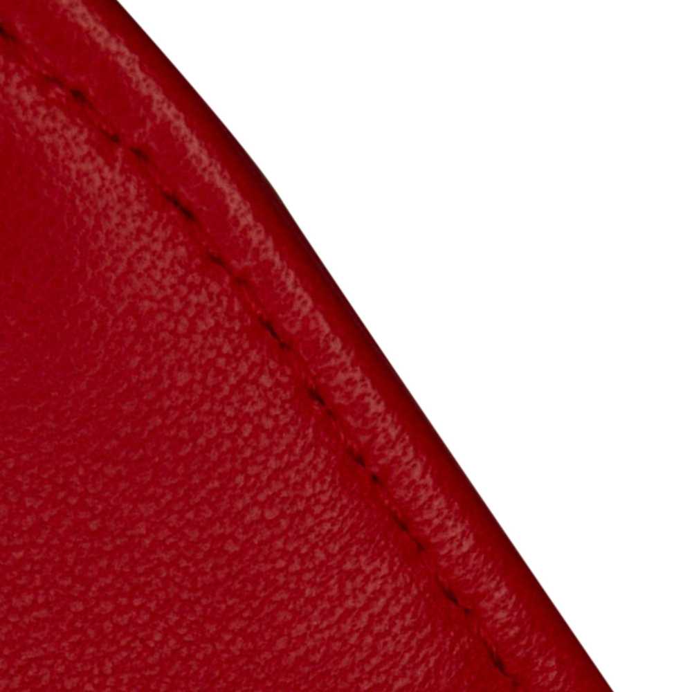 Red Chanel Mini Chevron Quilted Lambskin Trendy C… - image 11