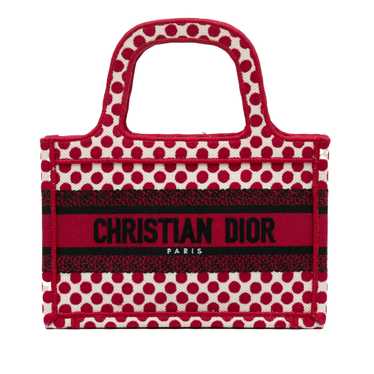 Red Dior Mini Dioramour Book Tote