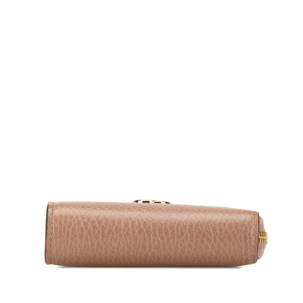 Pink Gucci GG Marmont Zip Compact Wallet - image 3