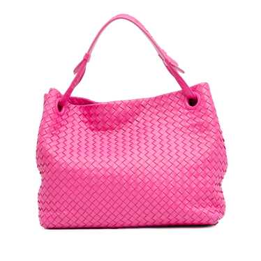 Pink Bottega Veneta Intrecciato Bella Tote - image 1