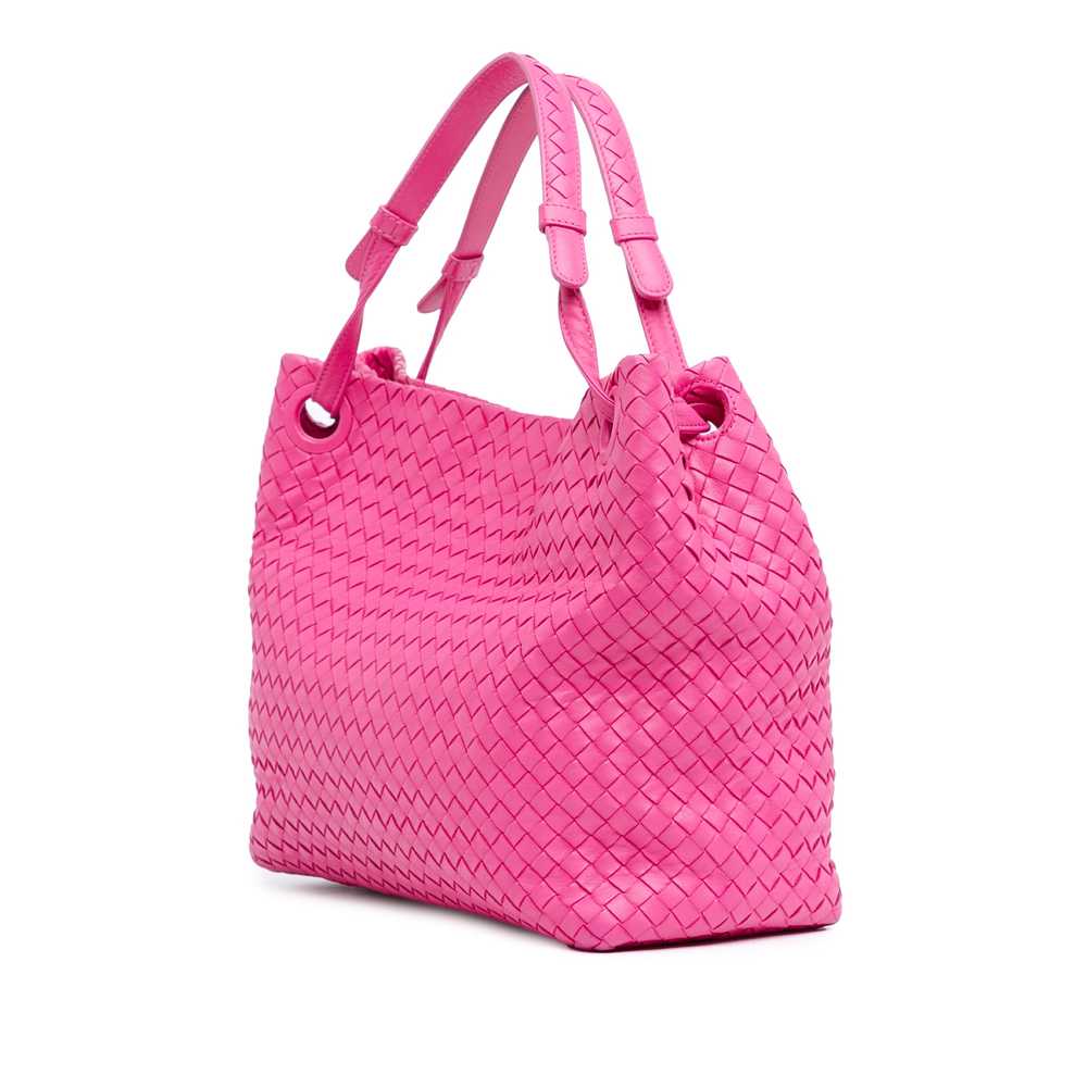 Pink Bottega Veneta Intrecciato Bella Tote - image 2