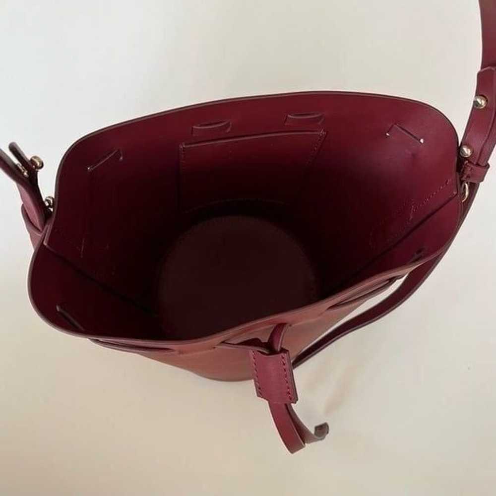 ZAC Zac Posen Belay Drawstring Leather Bucket Bag… - image 8