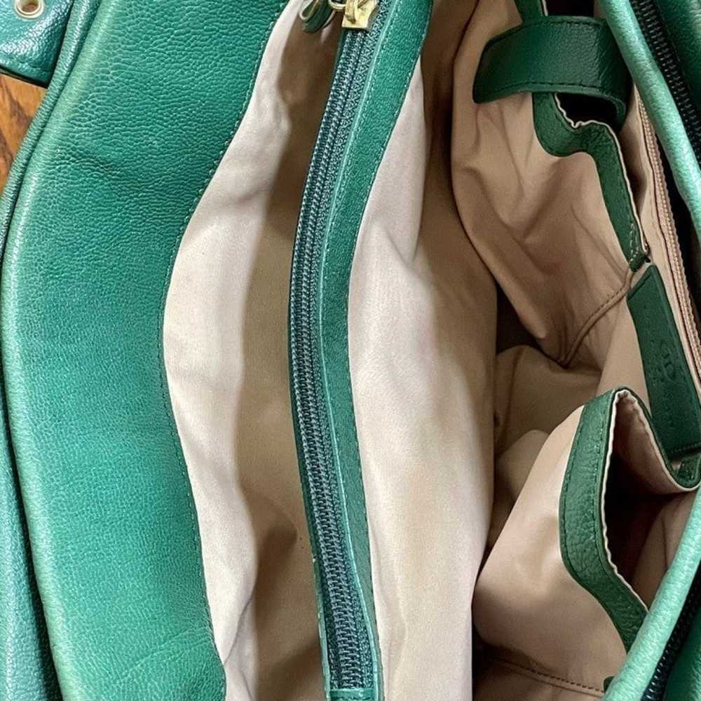 Cole Haan Green Leather Shoulder Bag - image 3